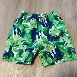 Joe Fresh Green and Blue Kids Swim Trunks